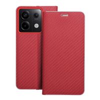 Kabura LUNA Book Carbon do XIAOMI Redmi Note 13 Pro 5G czerwony