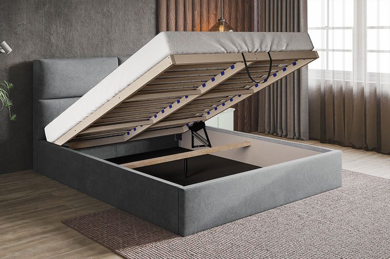 Łóżko Slim 6 tapicerowane 180x200 stelaż pojemnik zdjęcie 10