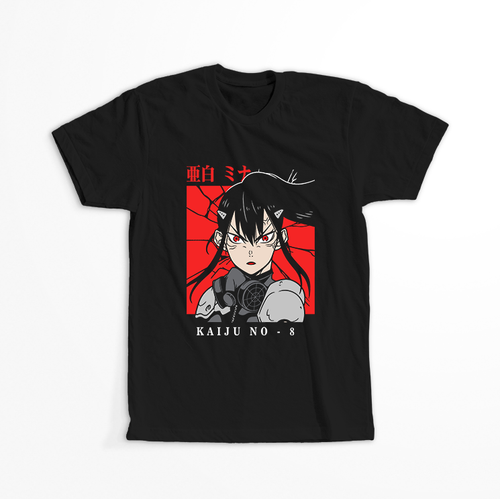 Koszulka Czarna - Kaiju No.8 - WYBIERZ KOLOR KOSZULKI I FASON Damska 2XL na Arena.pl