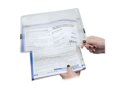 LUPA CZYTANIA SOCZEWKA FRESNELA 18X12 B6 KARTKA na Arena.pl