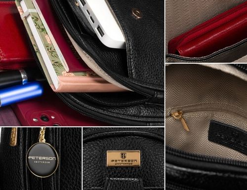 Miejska saszetka damska nerka crossbody na biodra ramię lekka pojemna na Arena.pl