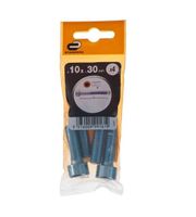 Śruba 10x30mm 4 szt. łeb walcowy stal ocynkowana fra