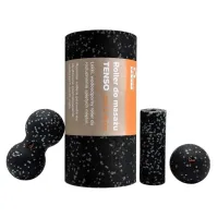 Zestaw EPP do masażu 4w1 Roller + Wałek + Piłka + Duoball Majestic Sport