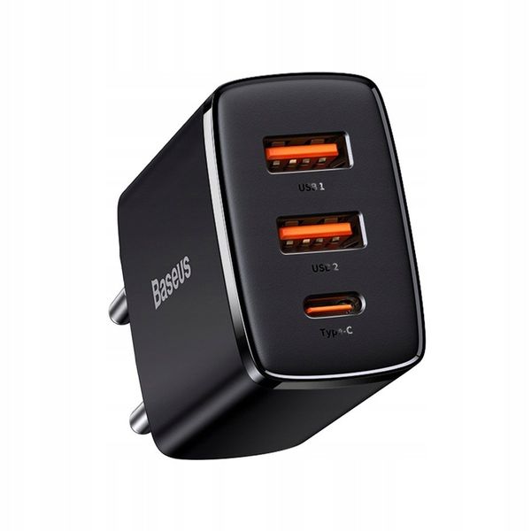 BASEUS SZYBKA ŁADOWARKA SIECIOWA DO TELEFONU USB USB-C TYP-C AFC QC 3.0 30W zdjęcie 6
