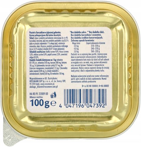 WINSTON MOKRA KARMA DLA KOTÓW Z KURCZAKIEM 100 G na Arena.pl