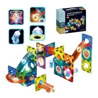 WOOPIE Klocki Magnetyczne Tor Kulkowy Swietlny