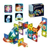 WOOPIE Klocki Magnetyczne Tor Kulkowy Swietlny