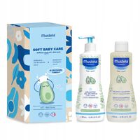 MUSTELA Soft Baby Care Delikatne Mycie. Delikatny Żel i Delikatny Szampon