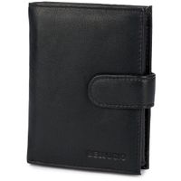 portfel męski skórzany riki 123a - czarny