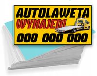 Wizytówki firmowe 200 szt RÓŻNE WZORY do wyboru AUTOLAWETA