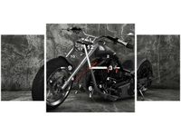 80X40CM ZEGAR CHOPPER OBRAZ