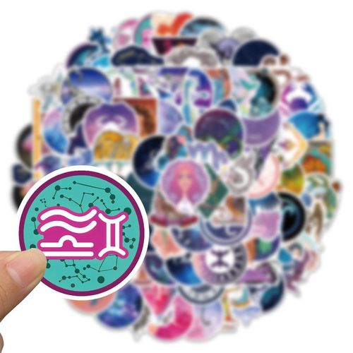 NAKLEJKI STICKERS BOMB MIX ZODIAK WLEPY 100 SZT na Arena.pl