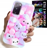 ETUI DO SAMSUNG GALAXY S20 LITE - WZÓR W SŁODKIE PIANKI, OBUDOWA, PLECKI