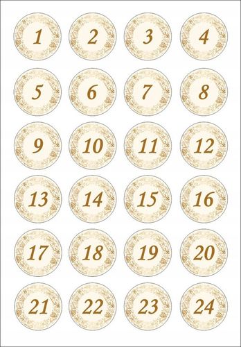 Kalendarz adwentowy DIY świąteczny eko ekologiczny zrób to sam Zestaw XXL na Arena.pl