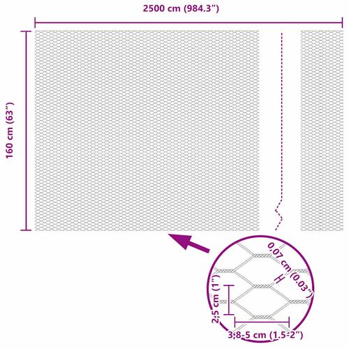 Ogrodzenie z słupkami Zielony 1.6 x 25 m Stal na Arena.pl