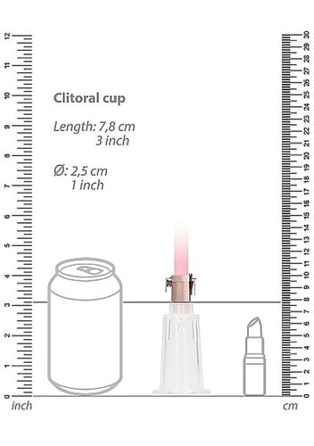 clitoral & nipple pump set medium - rose gold na Arena.pl