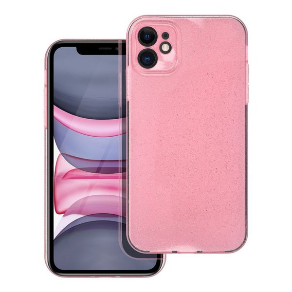 Futerał CLEAR CASE 2 mm BLINK do IPHONE 11 różowy zdjęcie 1