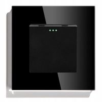 WŁĄCZNIK WYŁĄCZNIK ŚWIATŁA SZKLANY POJEDYNCZY PRZEŁĄCZNIK CZARNY