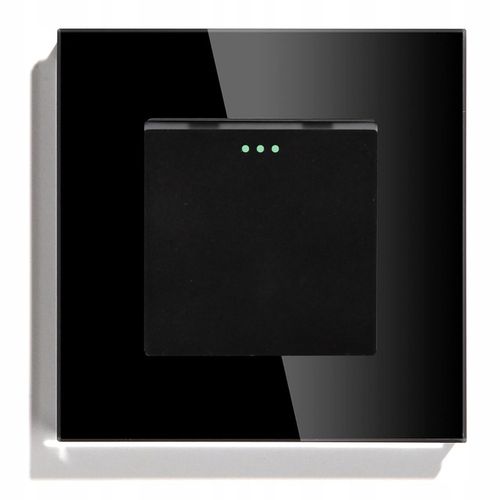 WŁĄCZNIK WYŁĄCZNIK ŚWIATŁA SZKLANY POJEDYNCZY PRZEŁĄCZNIK CZARNY na Arena.pl