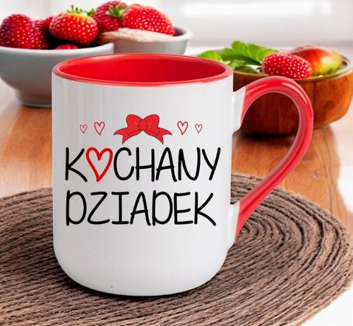 KUBEK Z NADRUKIEM ŚMIESZNY PREZENT DZIEŃ DZIADKA URODZINY IMIENINY DZIADEK na Arena.pl