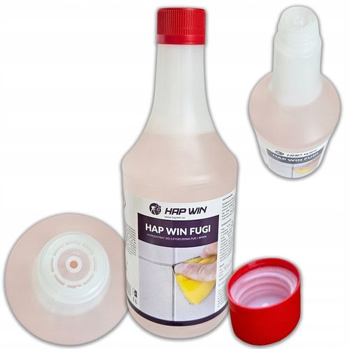 Płyn Środek do Czyszczenia Fug Zestaw Hap Win 1L + Szczotka + Rękawiczki na Arena.pl