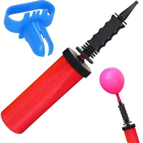 RĘCZNA POMPKA DO POMPOWANIA BALONÓW + PRZYRZĄD DO ŁATWEGO WIĄZANIA BALONÓW zdjęcie 1