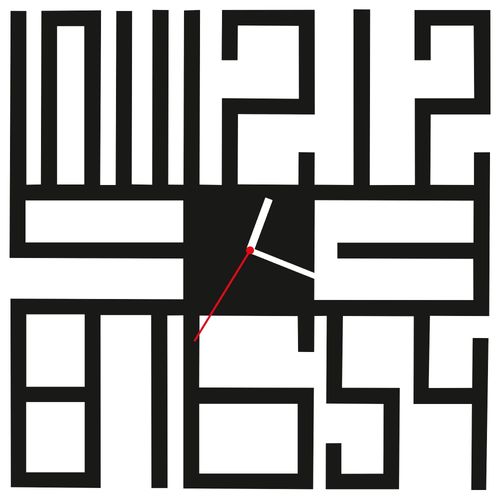 ZEGAR ŚCIENNY CYFRY 38cm M 143.10 na Arena.pl