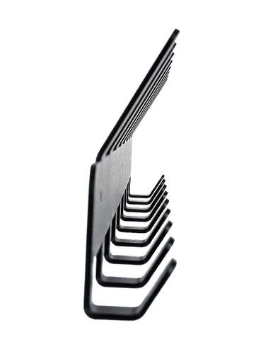 Wieszak Ścienny (17 Haków) - Czarny zdjęcie 3