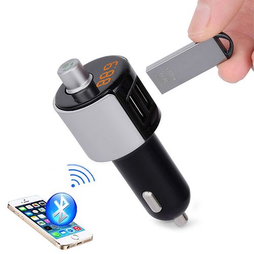 OBSERWUJ Transmiter FM 2xUSB BLUETOOTH MP3 ŁADOWARKA 3,4A na Arena.pl