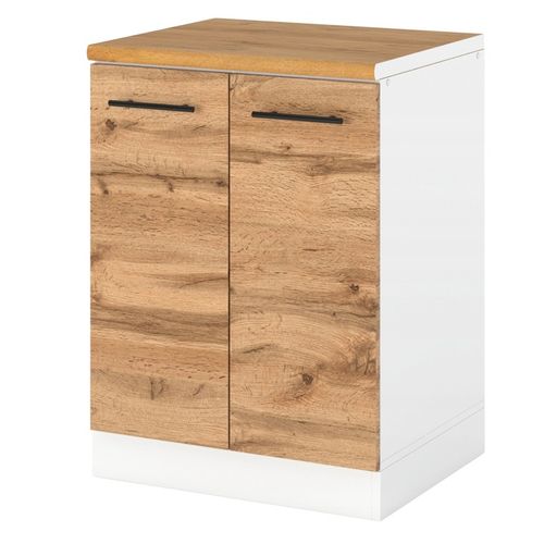 SZAFKA KUCHENNA DOLNA STOJĄCA DĄB WOTAN 60CM MEBLE KUCHENNE DO KUCHNI na Arena.pl