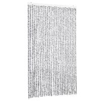 Zasłona przeciwko owadom, jasnoszaro-ciemnoszara, 118x220 cm