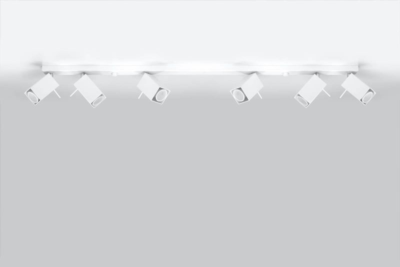 Regulowana LAMPA sufitowa MERIDA SL.0464 metalowa OPRAWA reflektorki białe zdjęcie 2