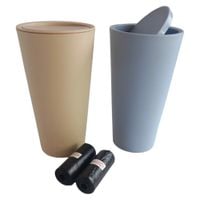 Kosz na śmieci mini samochodowy plastikowy 2szt