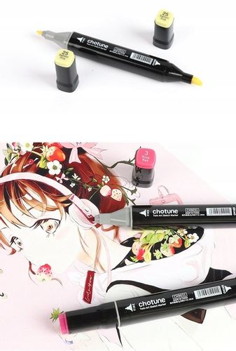 Dwustronne MARKERY PISAKI alkoholowe 80pcs (C024) na Arena.pl