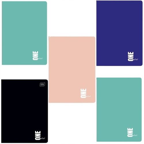 Zeszyt A5 60 Kartek Kratka z marginesem One Color Interdruk zestaw 5szt. na Arena.pl