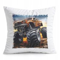 PODUSZKA BIAŁA PREZENT - AUTO MONSTER TRUCK