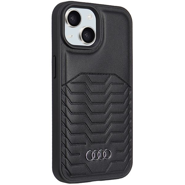 Etui Audi do iPhone 15, iPhone 14, iPhone 13, Czarny, MagSafe zdjęcie 6