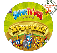 Opłatek na tort Super Things