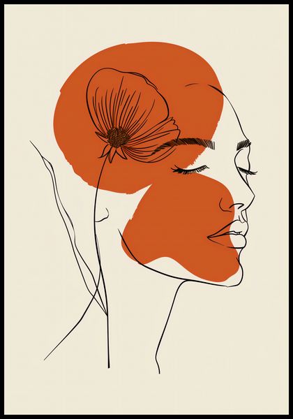 Plakat 68x98cm Ciepło Kwiatu zdjęcie 2