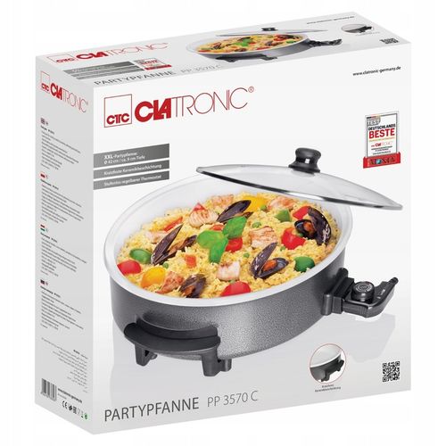 PATELNIA ELEKTRYCZNA NIEPRZYWIERAJĄCA CLATRONIC PP 3570 C (Ø42CM) na Arena.pl