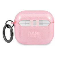 karl lagerfeld kla3ukhgp airpods 3 cover różowy/pink glitter karl`s