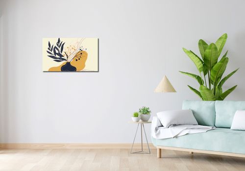 Obraz 70x40cm Spokój Ciemnych Liści na Arena.pl