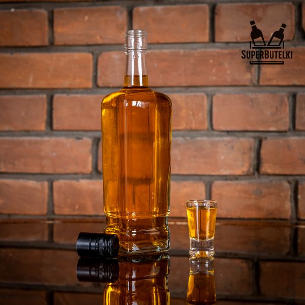 30 sztuk - butelka WALKER 700 ml z zakrętkami na whisky koniak na Arena.pl