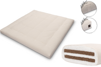 Materac 200x200 z kokosem - Pascall Futon Medium Duo Coco - Ecru