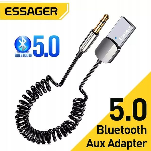 TRANSMITER BLUETOOTH 5.0 KABEL USB 2.0 AUX ESSAGER zdjęcie 2