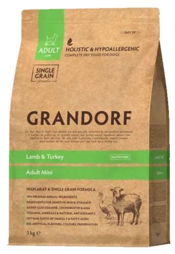 Grandorf Dog Lamb & Turkey - Mini 3kg na Arena.pl