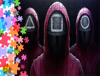Puzzle tradycyjne - Squid Game
