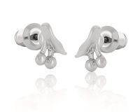 kolczyki wisienki dla dziewczynki (p15/kds/06ag)