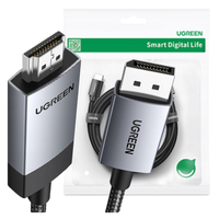 Kabel Display Port do HDMI Ugreen DP119 4K, 1m, jednokierunkowy