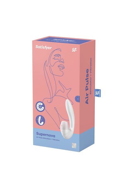 Satisfyer Supernova Air Pulse Stimulator White zdjęcie 8